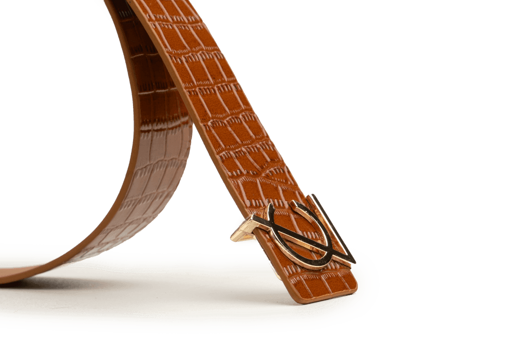 LEATHER BELT A1291 TAN