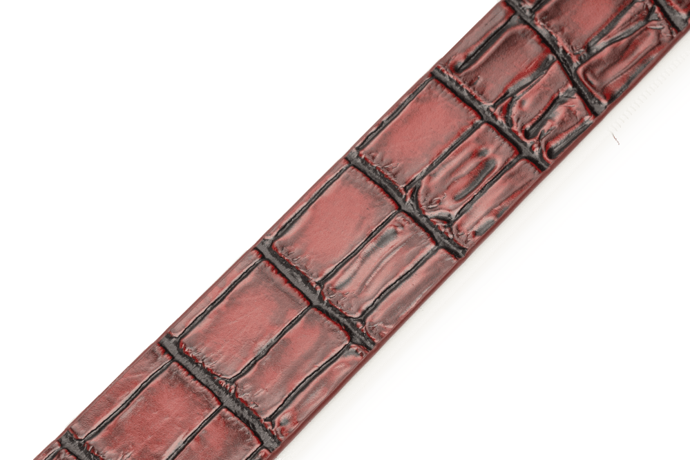 LEATHER BELT A1293 RED