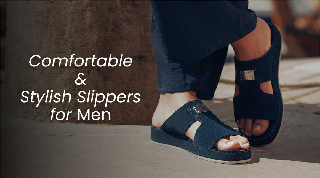 Comfortable and Stylish Slippers for Men - LOGO
