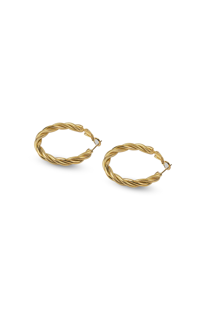 JEWELLRYEAR RINGS JW1148 GLD