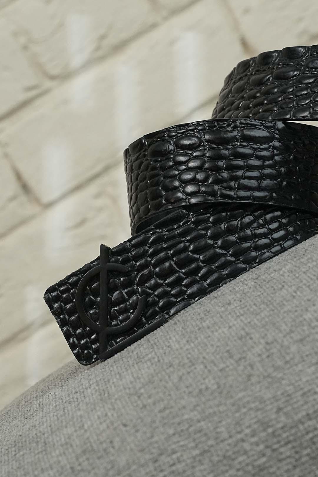 LEATHER BELT A1299 BKA