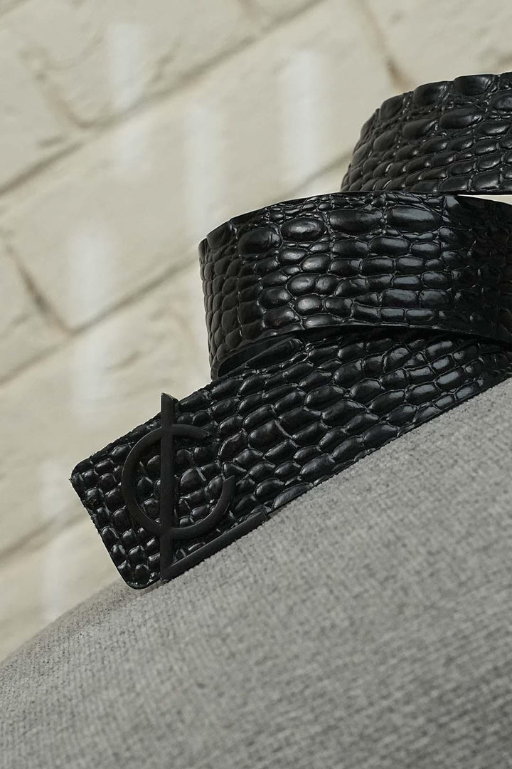 LEATHER BELT A1299 BKA