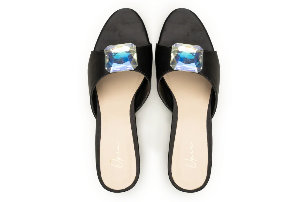 OPIA WOMEN HEELS EMBELLISHED SLIDES