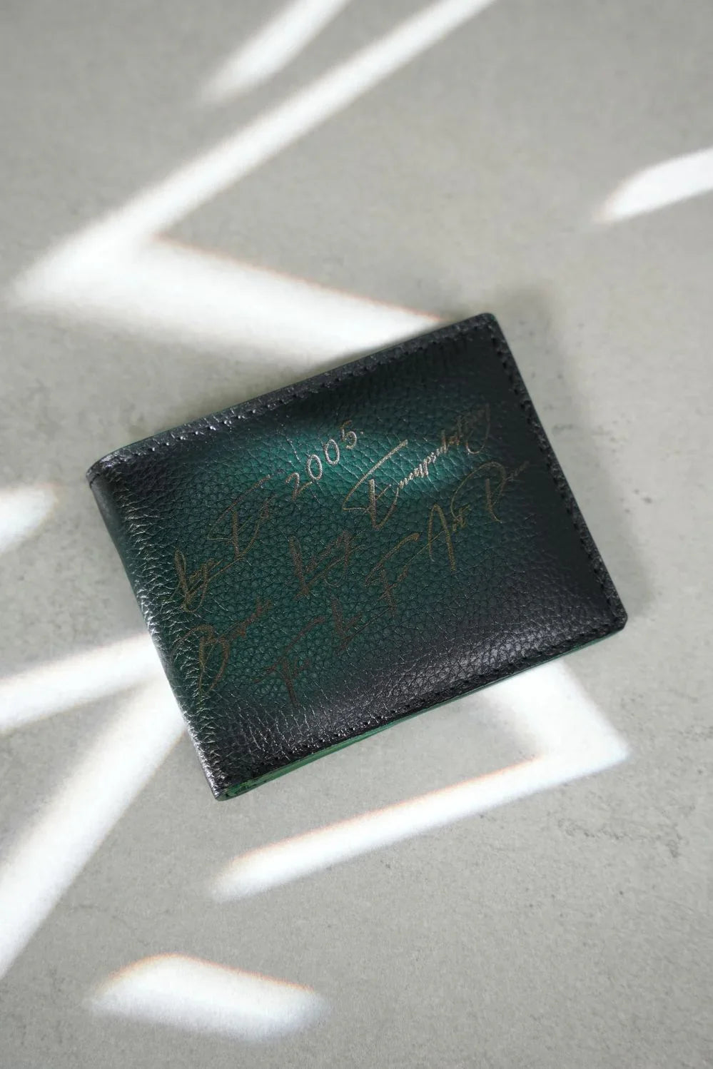 NOTE WALLET NW567 GRN  "RFID PROTECTION"