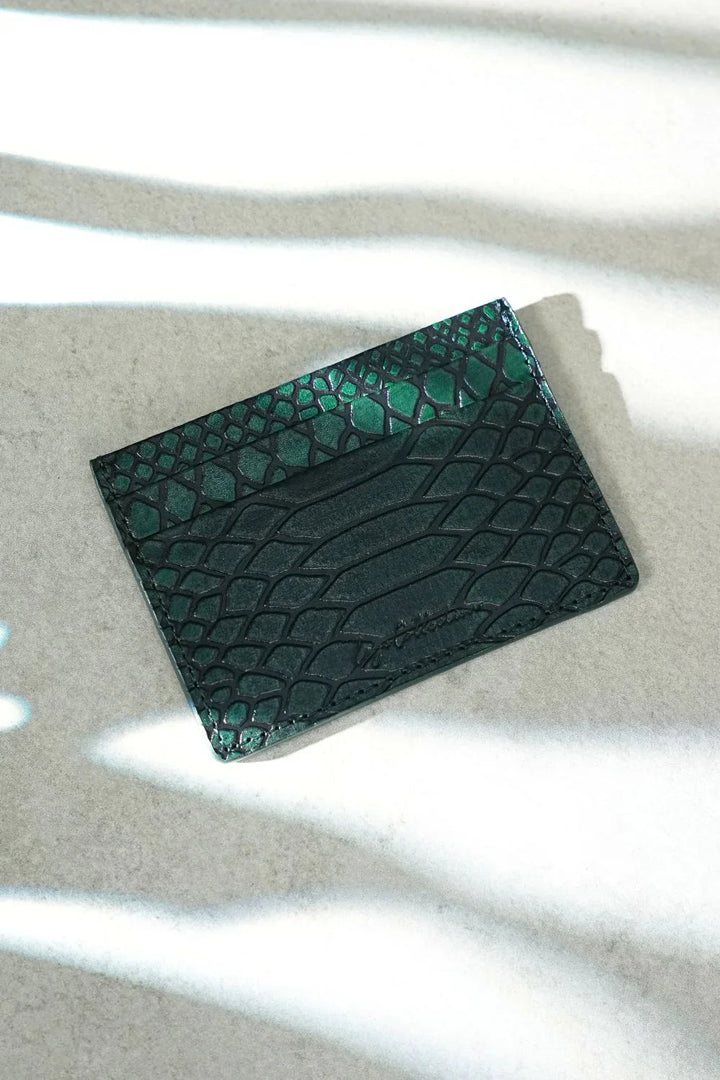 CARD WALLET CH582 GRN  "RFID PROTECTION"