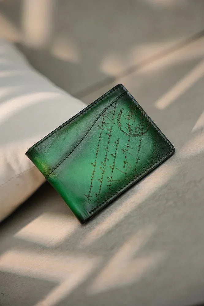 NOTE WALLET NW602 GRN "RFID PROTECTION"
