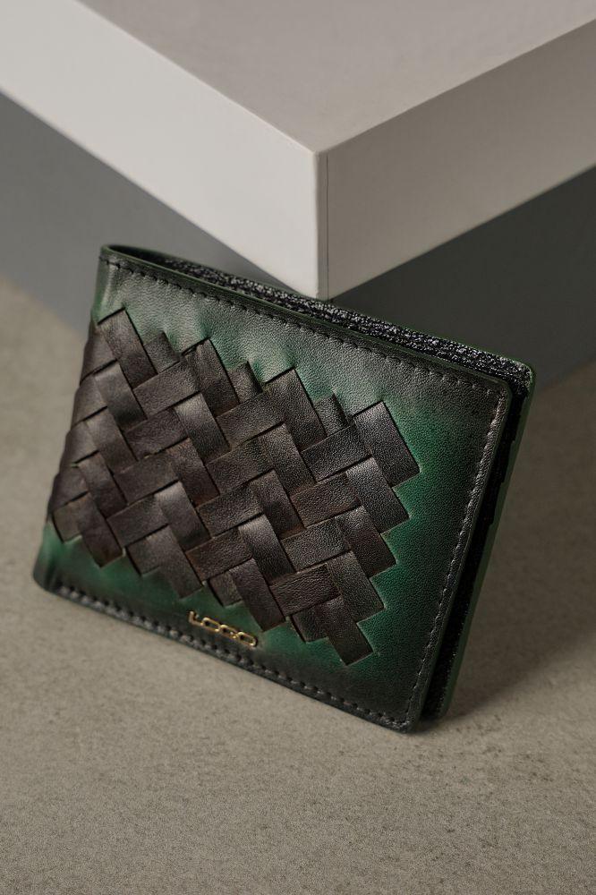 NOTE WALLET NW613 GRN  "RFID PROTECTION"