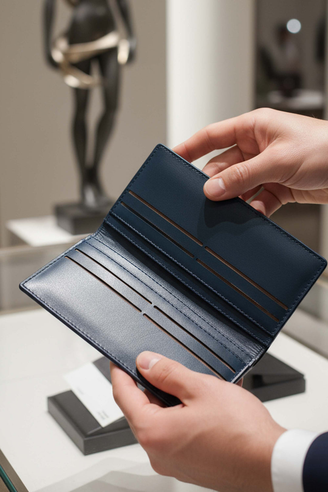 NOTE WALLET NW624 BLU  "RFID PROTECTION"