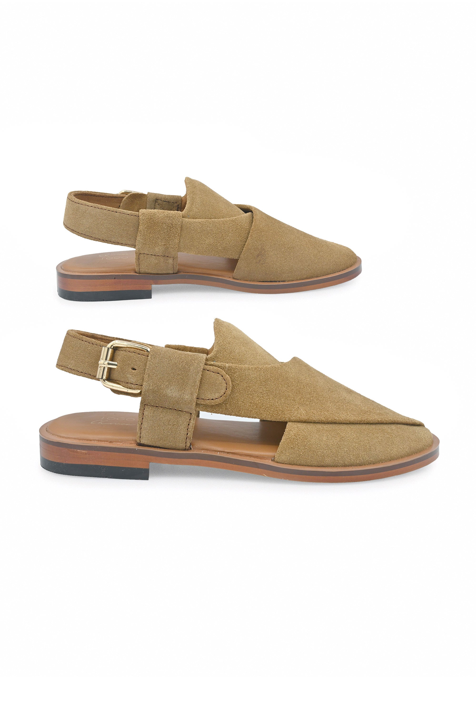 LEATHER SANDAL – LOGO