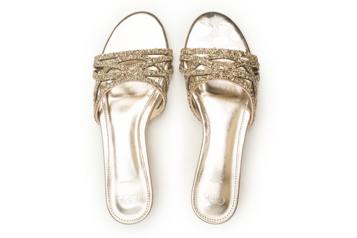 OPIA WOMEN HEELS EMBELLISHED SLIDES