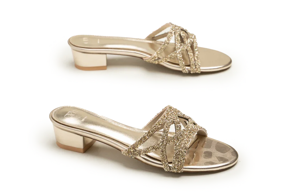 OPIA WOMEN HEELS EMBELLISHED SLIDES