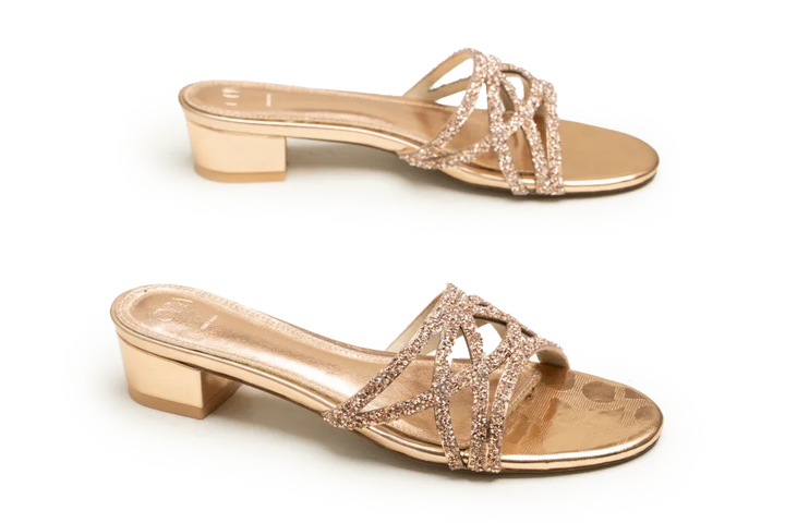 OPIA WOMEN HEELS EMBELLISHED SLIDES