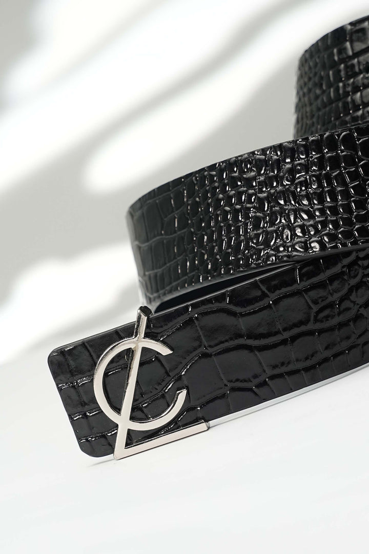 LEATHER BELT A1296 BKA