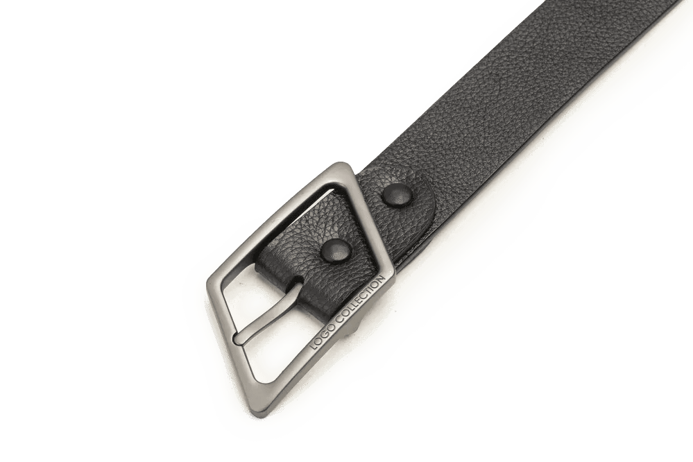LEATHER BELT A1308 BKA – LOGO