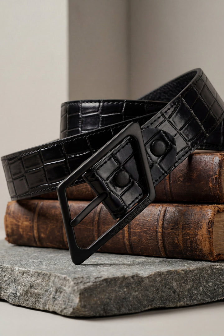 LEATHER BELT A1309 BKA