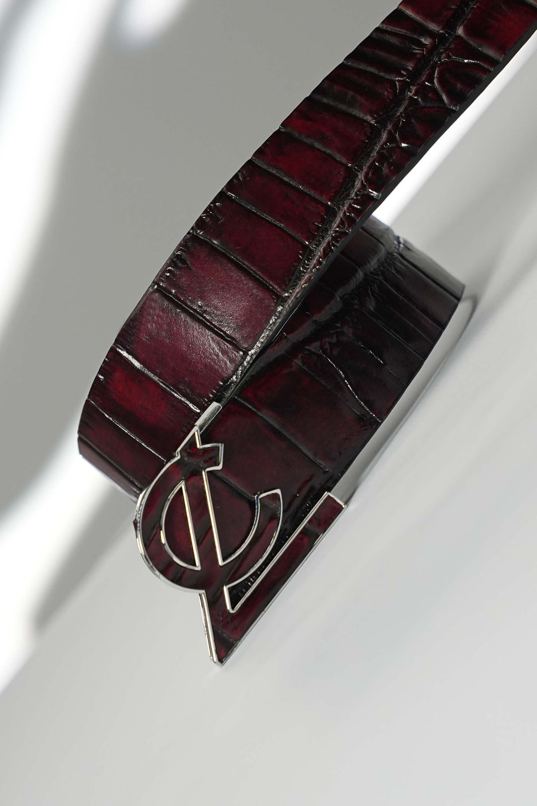 LEATHER BELT A1331 RED
