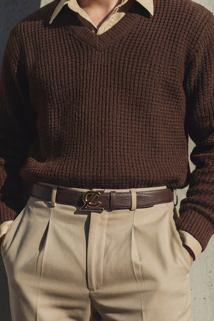 LEATHER BELT A1333 BRA