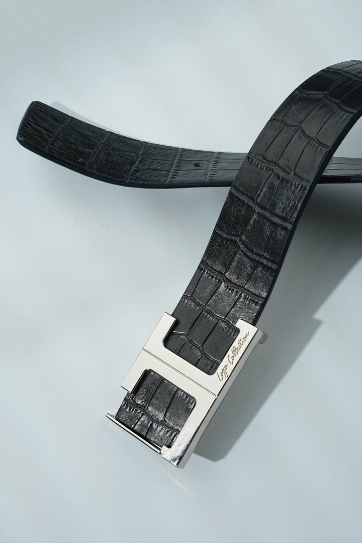 LEATHER BELT A1335 BLU