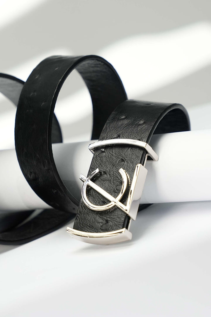 LEATHER BELT A1343 BKA