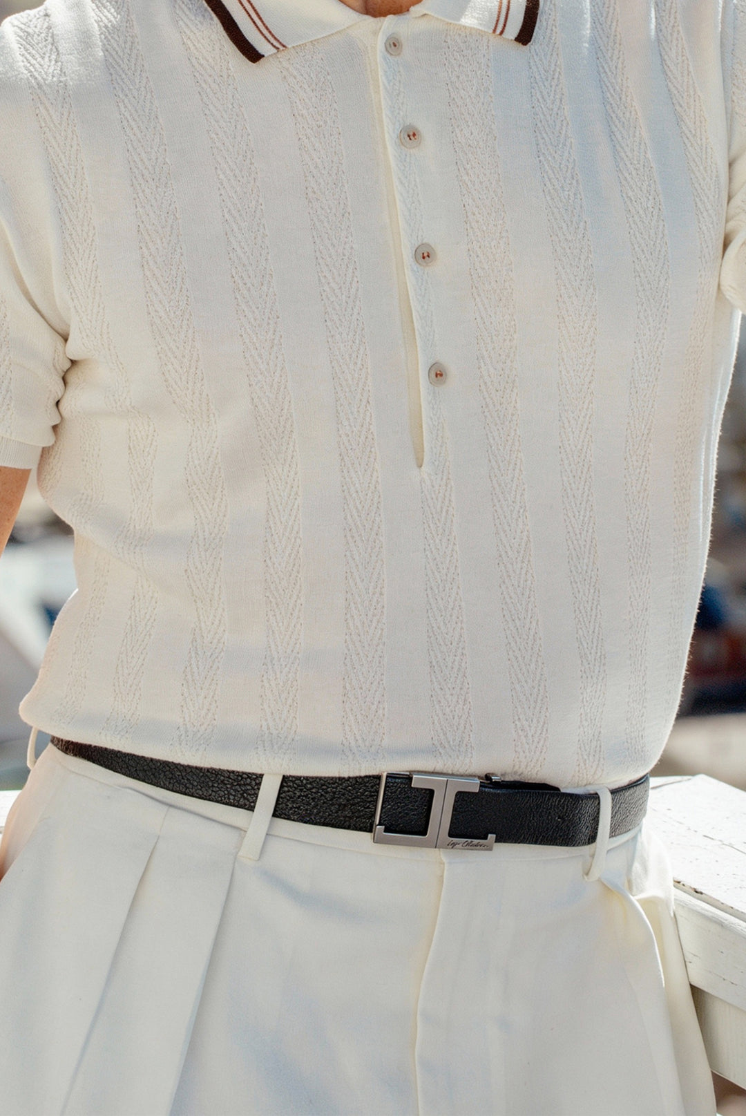 LEATHER BELT A1352 BKA