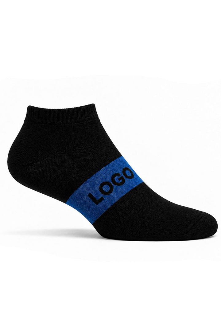 LOGO MENS ANKLE COTTON SOCKS (PACK OF 2)