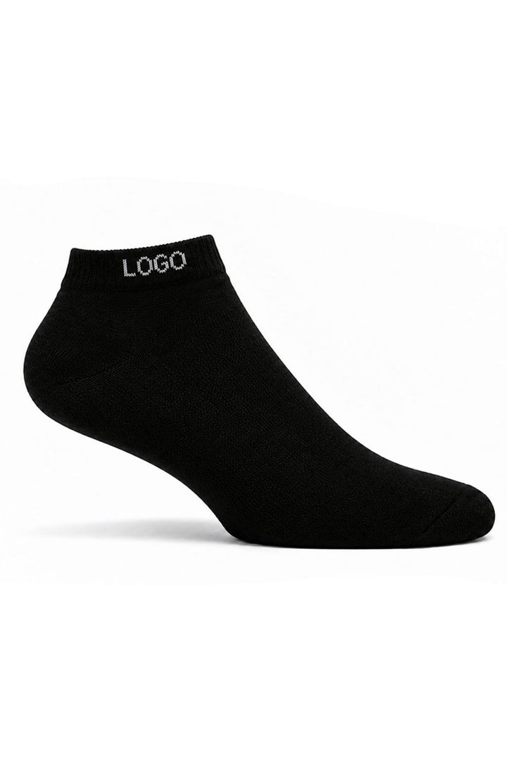 LOGO MENS ANKLE COTTON SOCKS (PACK OF 2)