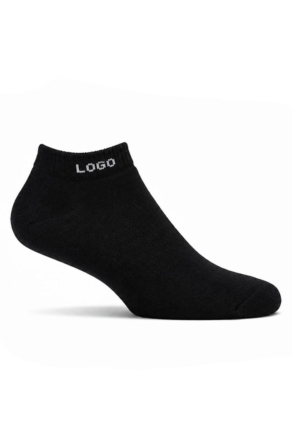 LOGO MENS ANKLE COTTON SOCKS (PACK OF 2)