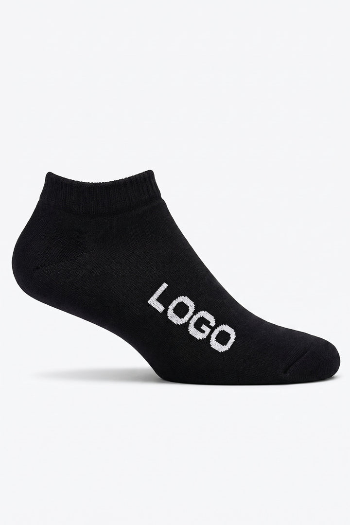 LOGO MENS ANKLE COTTON SOCKS (PACK OF 2)