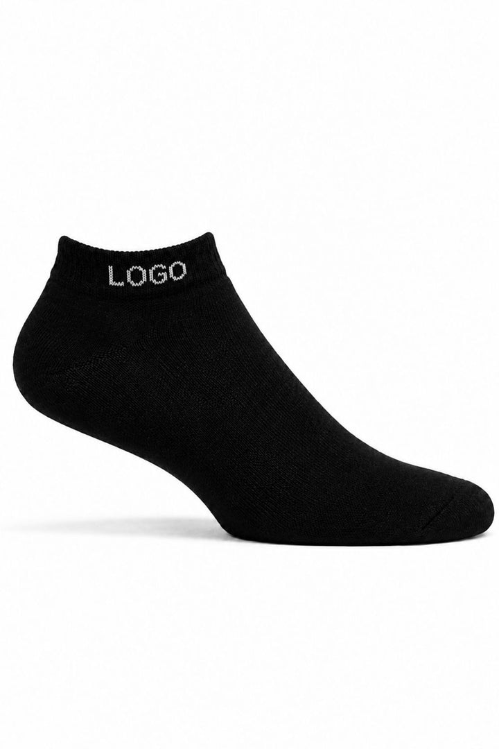 LOGO MENS ANKLE COTTON SOCKS (PACK OF 2)