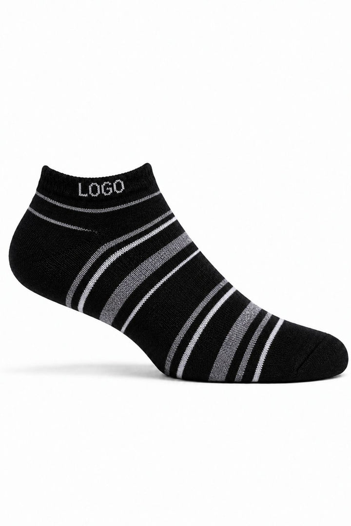 LOGO MENS ANKLE COTTON SOCKS (PACK OF 2)