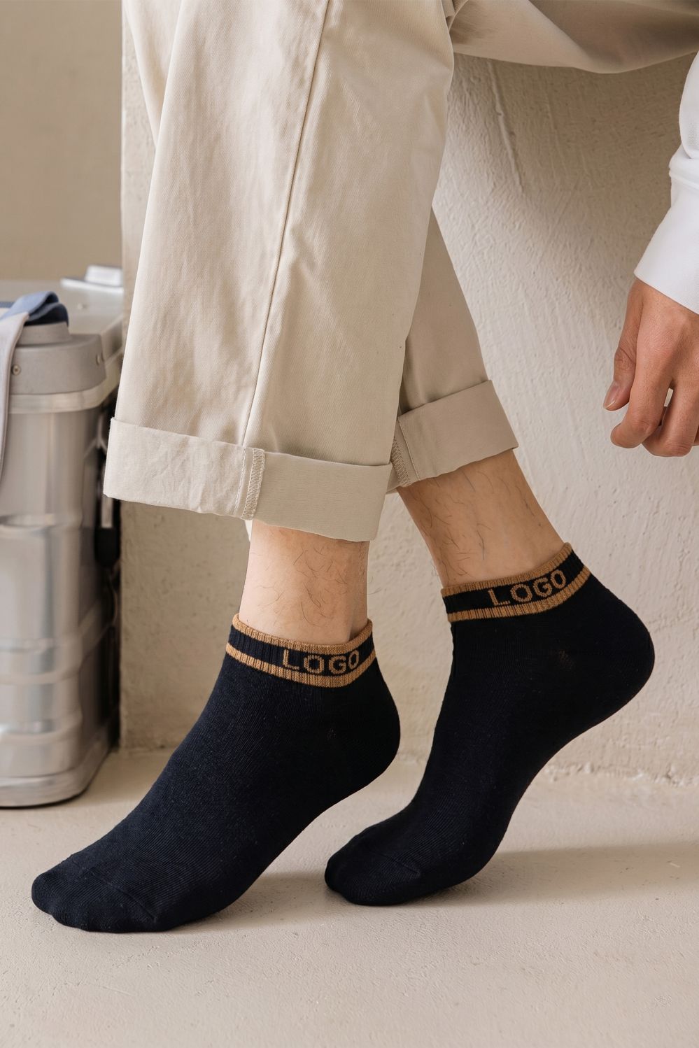 MENS ANKLE COTTON SOCKS PACK OF 1