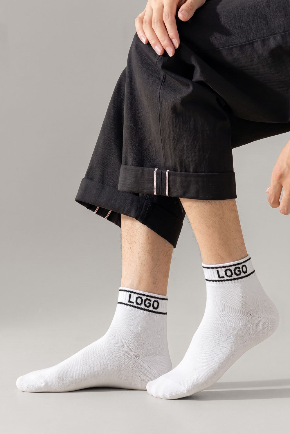 MENS ANKLE COTTON SOCKS ( PACK OF 2 )