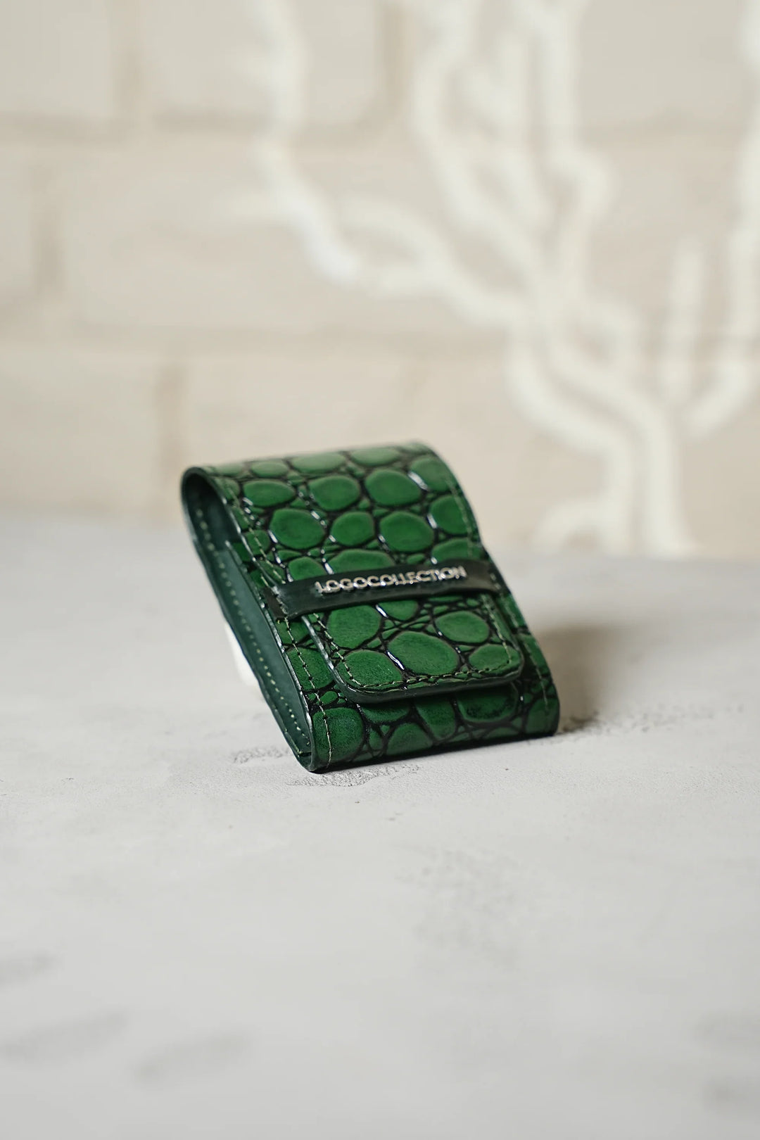 LOGO CIGARETTE CASE CB620 GRN