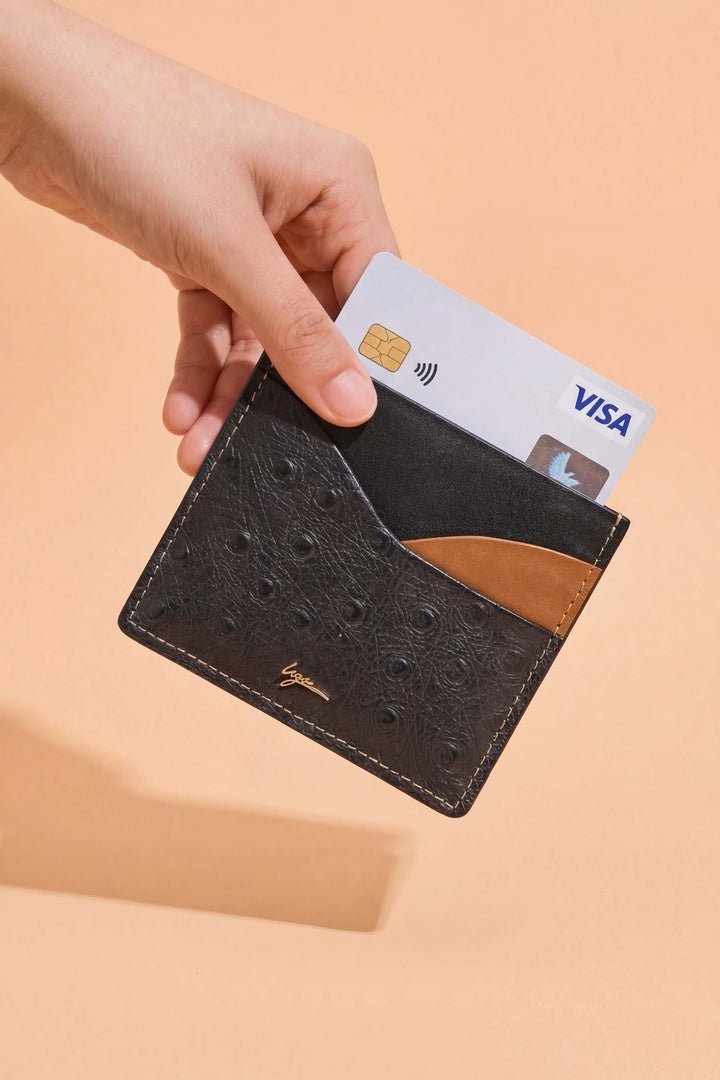 CARD WALLET CH433 BLU  "RFID PROTECTION"