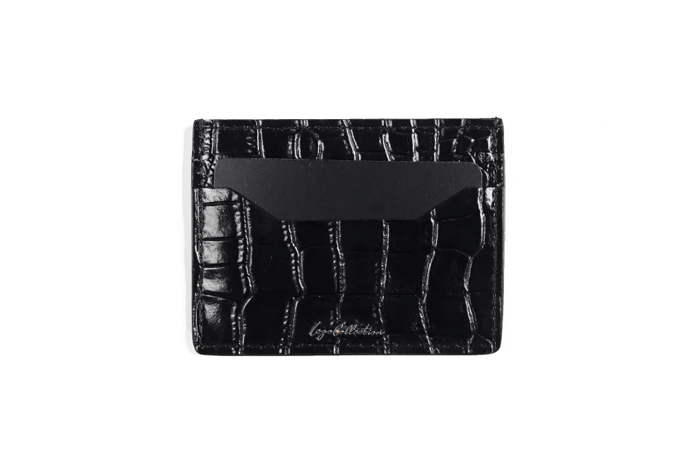 CARD WALLET CH496 BKA - LOGO