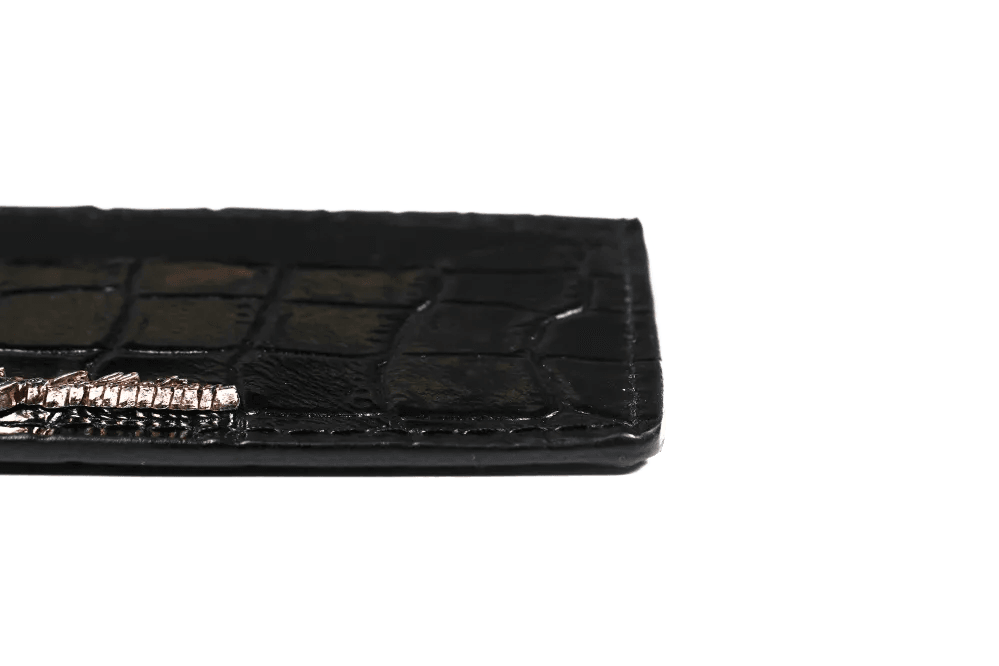 CARD WALLET CH496 BKA - LOGO