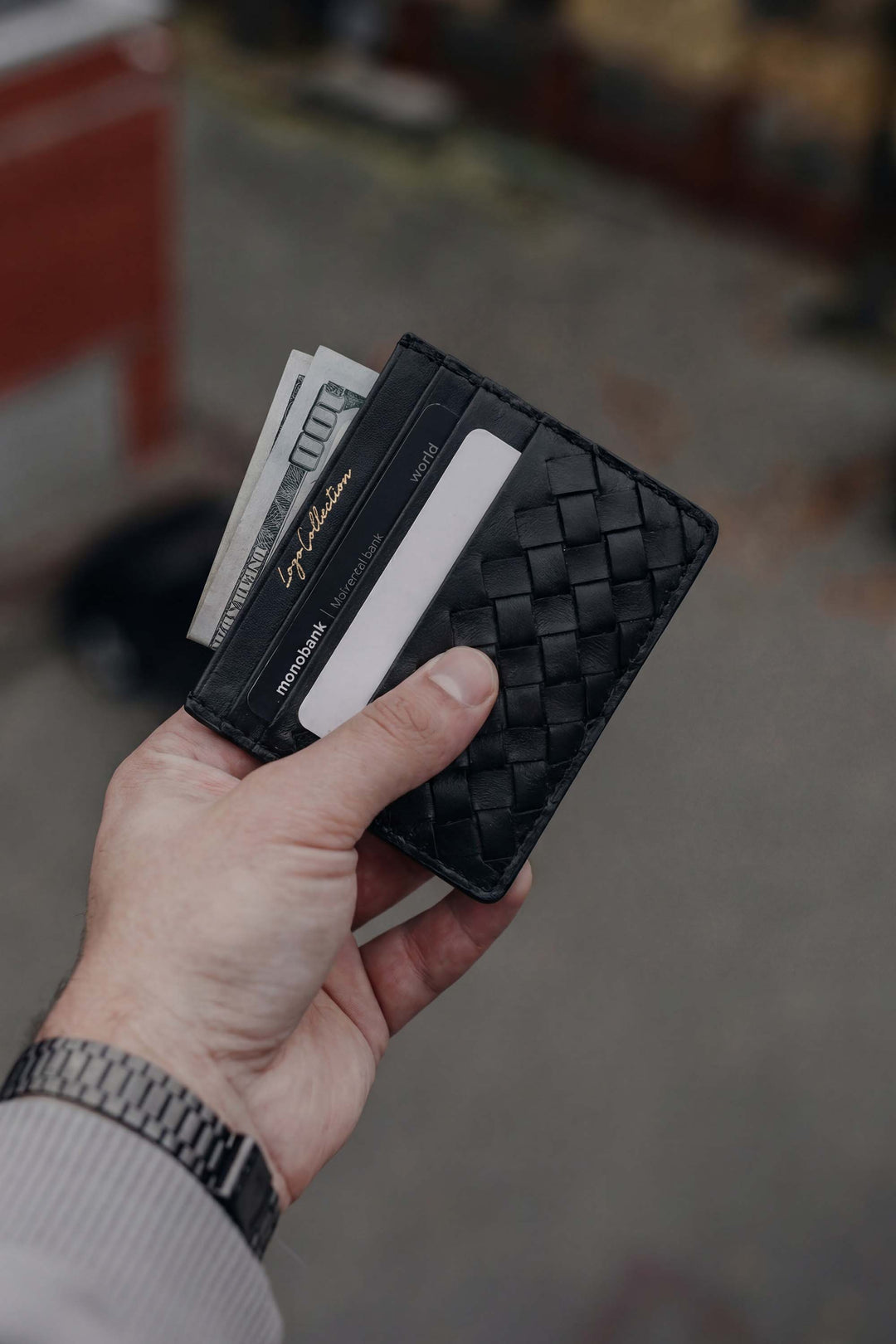 CARD WALLET CH497 BKA  "RFID PROTECTION"