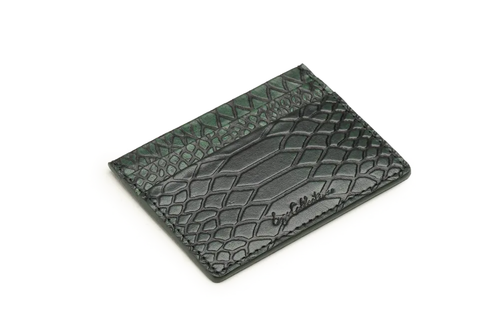 CARD WALLET CH582 GRN "RFID PROTECTION" - LOGO