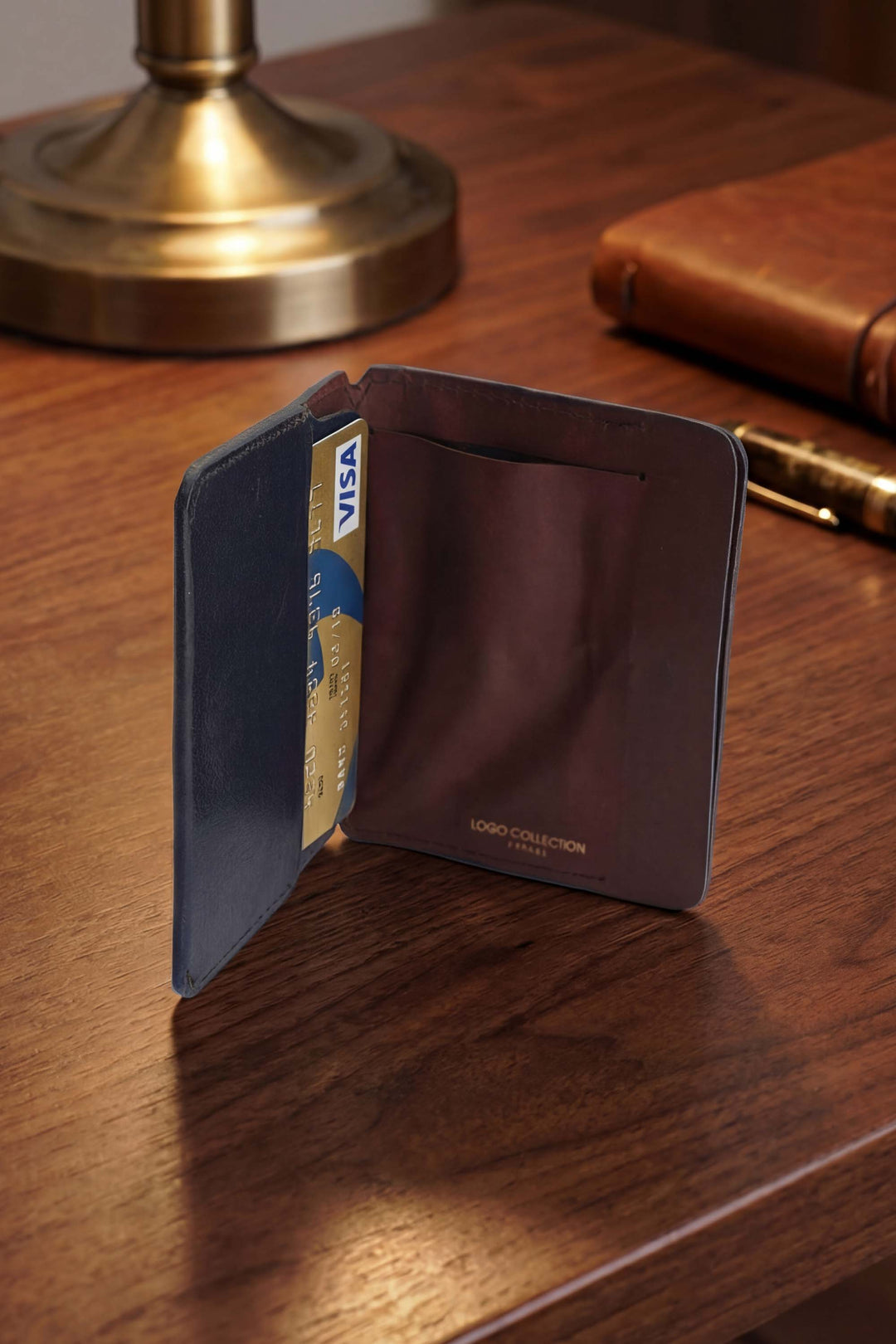 CARD WALLET CH588 BLU  "RFID PROTECTION"