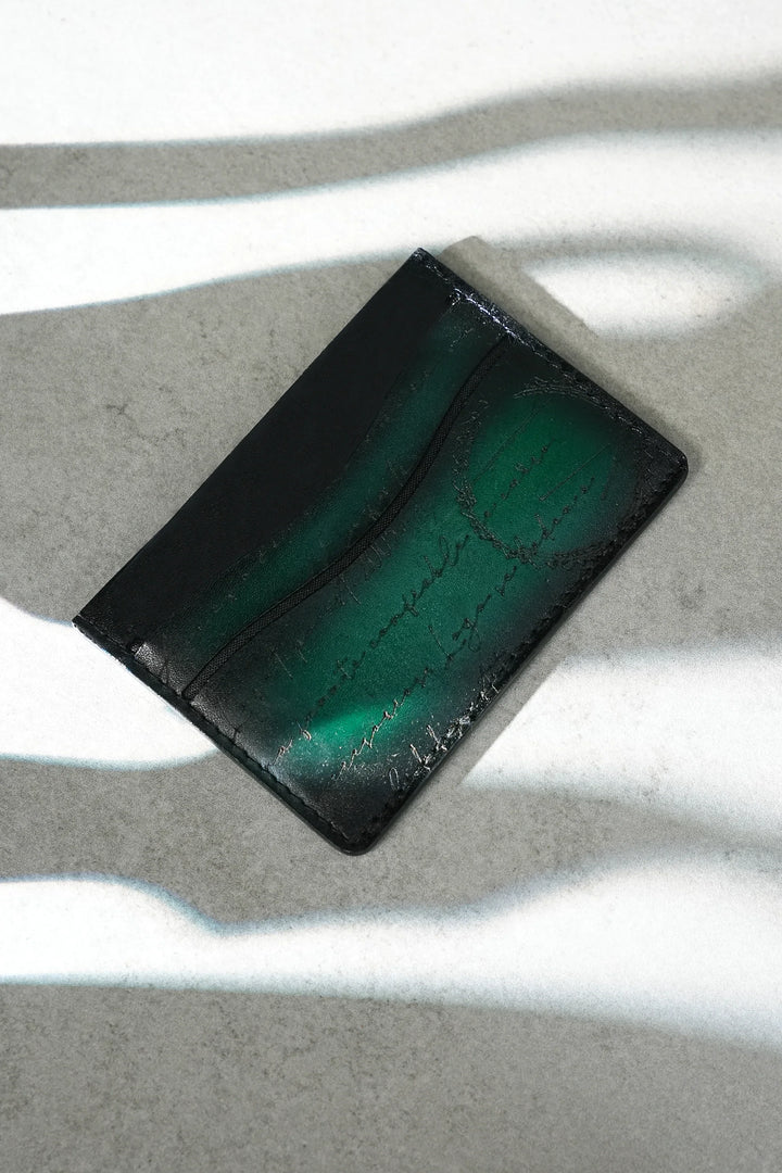 CARD WALLET CH610 GRN  "RFID PROTECTION"