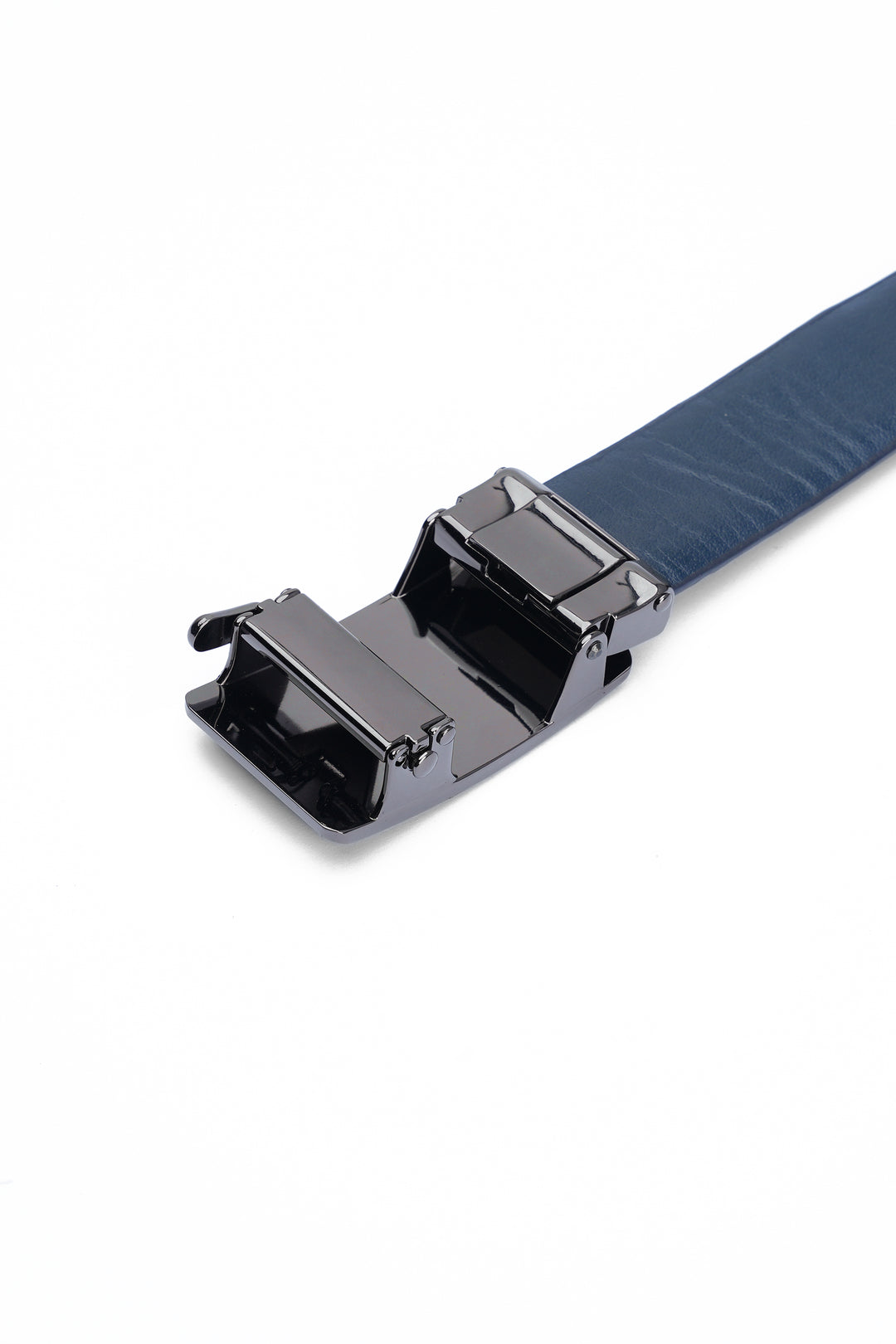 LEATHER BELT A1354 BLU