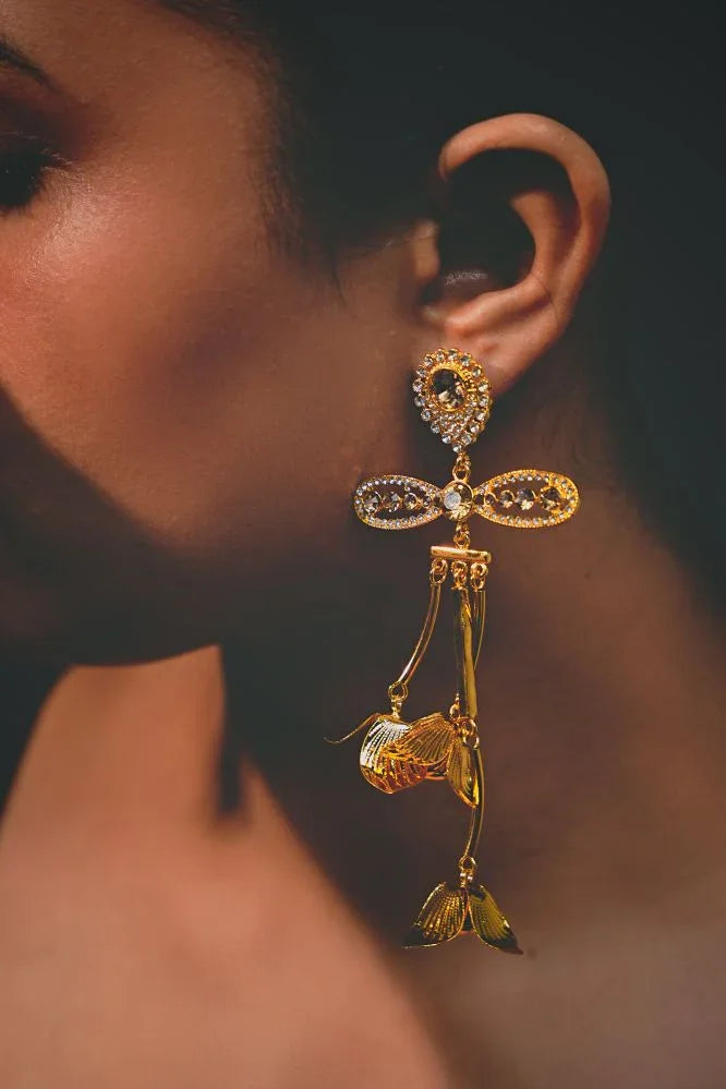 EAR RINGS JW1040 GLD - OPIA