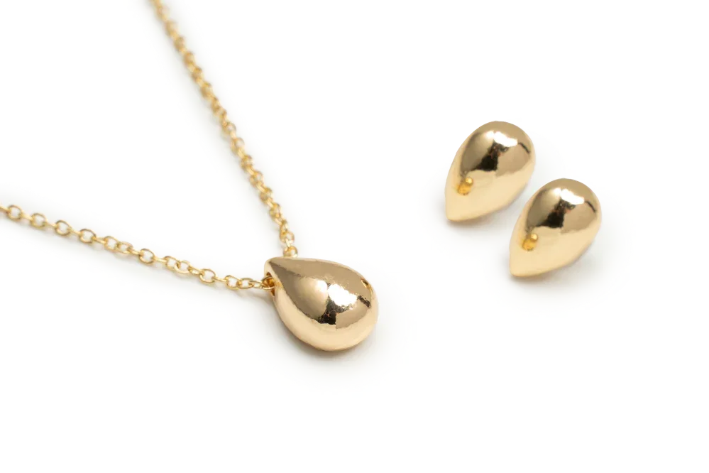 OPIA EAR RINGS & NECKLACE SET