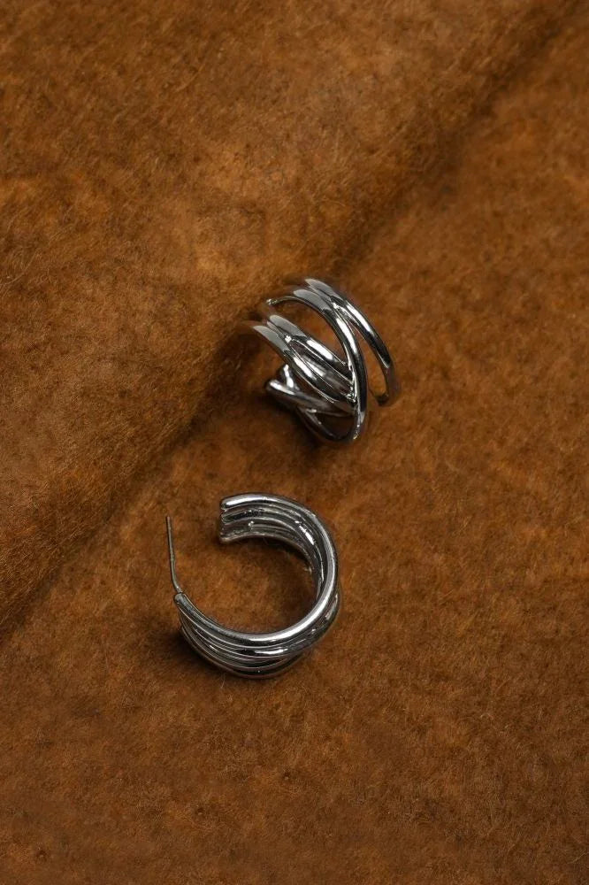 JEWELLRYEAR RINGS JW1140 SLV