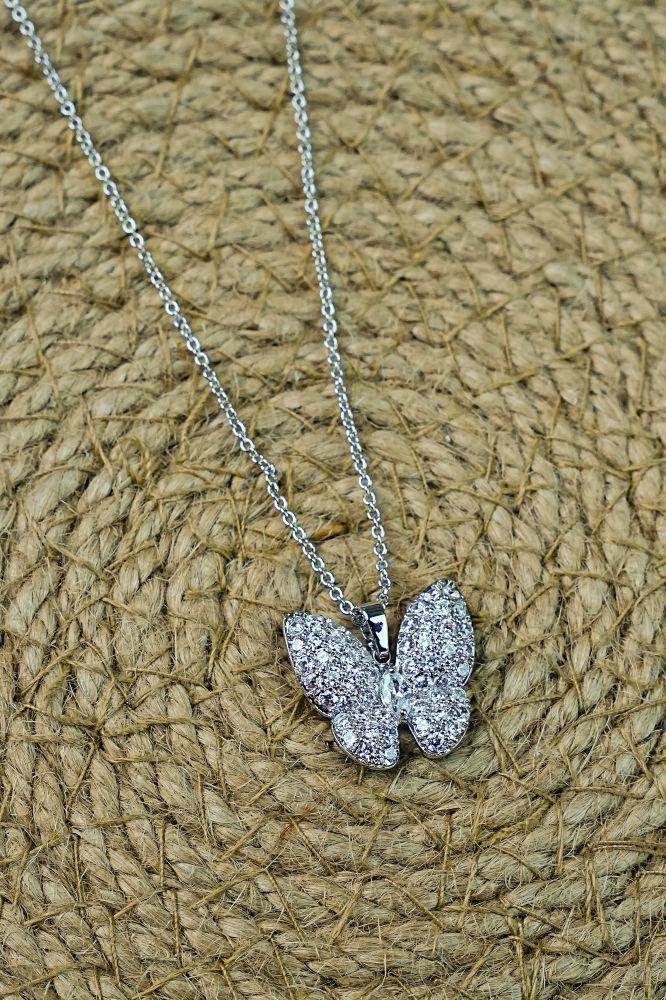 NECKLACE JW1143 SLV - OPIA