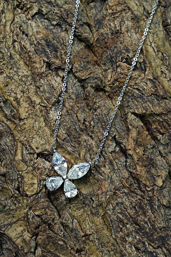 NECKLACE JW1176 SLV - OPIA