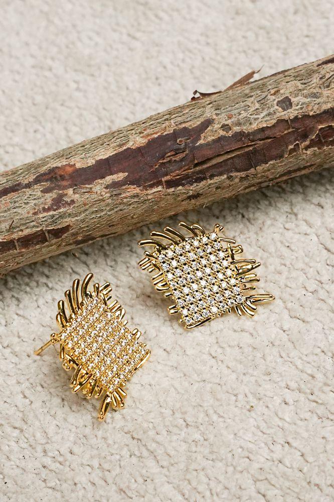 JEWELLRYEAR RINGS JW1307 GLD