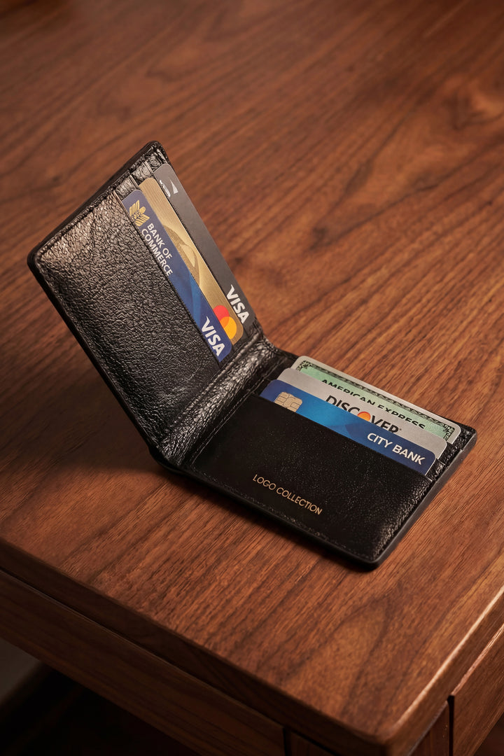 NOTE WALLET NW449 BKA  "RFID PROTECTION"