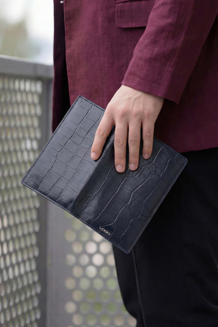 NOTE WALLET NW624 BLU  "RFID PROTECTION"