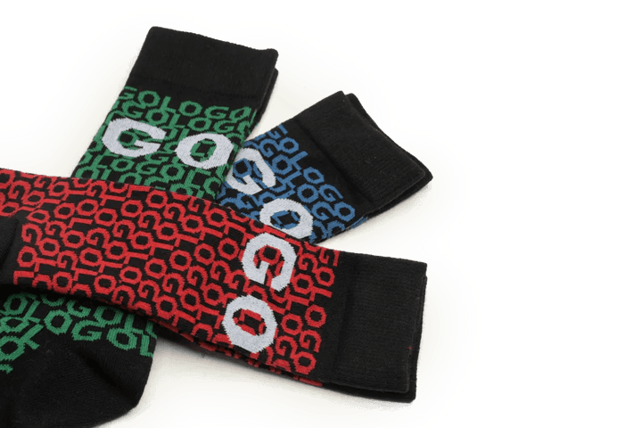 CREW SHORT SOCKS (PACK OF 3) - LOGO